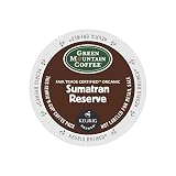 Green Mountain Coffee, Sumatra Reserve, Single-Serve Keurig K-Cup Pods, Dark Roast Coffee, 72 Count (3 Boxes of 24 Pods)