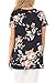 Dokotoo Womens Summer Casual Short Sleeve Florl Print Blouses Tops for Juniors Black X-Large