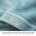 LBRO2M Fleece Bed Blanket Queen Size Super Soft Warm Fuzzy Velvet Plush Throw Lightweight Cozy Couch Blankets ((90x90 Inch) Turquoise
