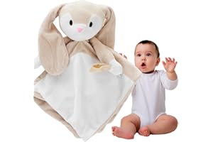 Riff Raff Baby Sleep Toy Soother - Musical Plush Bunny with White Noise & Lullaby - Lovey Security Blanket for Newborns & Infants