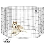 MidWest Foldable Metal Exercise Pen / Pet Playpen, 24"H x 48"W