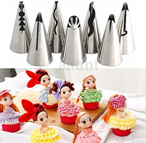 New-7pcs-Icing-Piping-Nozzles-Pastry-Fondant-Cake-Decorating-Tips-Baking-Tools