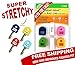LLKC. Key Cover caps. Free Key Chain! Free Labels! Stretchy Material -One Size Fits Most Keys -Blank & Printed Labels - Great Key Identifier. (8 Purple.)