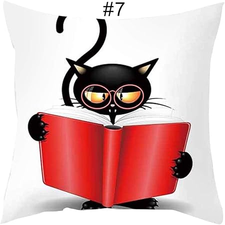 Bontime 1pc Dessin Animé Chat Noir Bande Dessinée Housse De