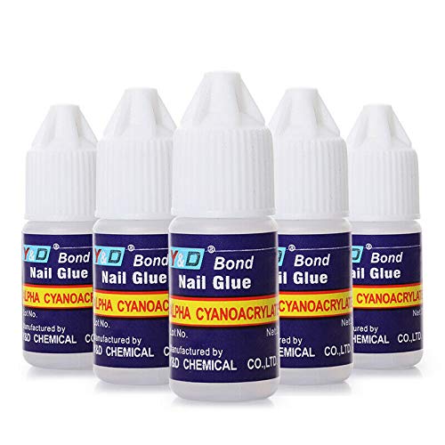 BOOLAVARD 5 X Glue False Fake Nail Tips French Acrylic Nail Art