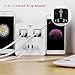 European adapter,UROPHYLLA Travel Adapter 3 Pack European Power Adapter Schuko Plug Adapter,Universal Plug Adapter for Germany,France,Denmark,Iceland,Netherlands,Finland,Russia,Greece,Sweden,Spain etc