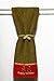 Haute Decor Decorative Twist Ties, 6 Pack, 16 inches (Gold) - Hang Garland, Lights, and Decorations Securely on Bannisters, Stairways, Railings