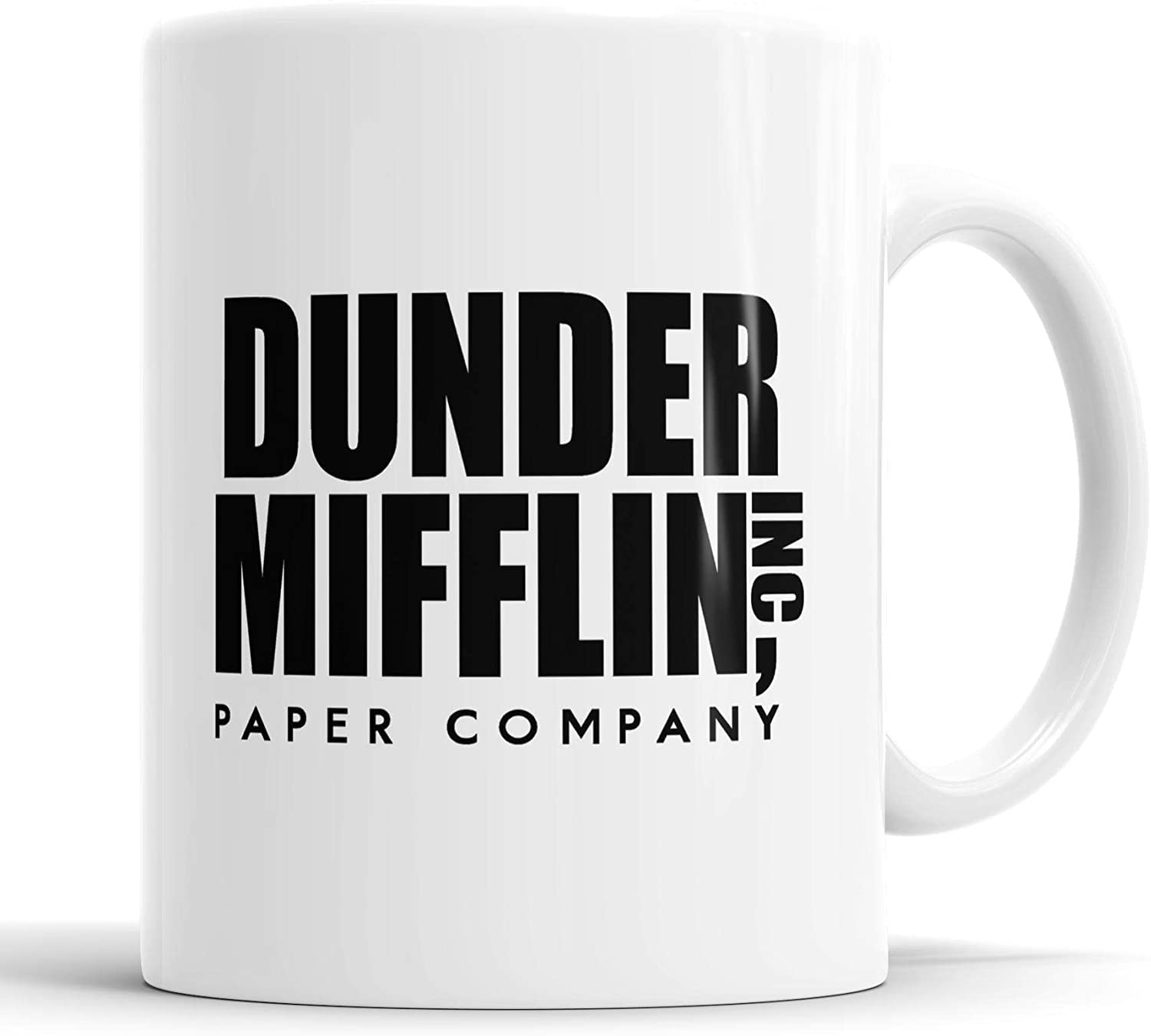 Dunder Mifflin Mug Cup TV Series The Office Christmas Birthday Gift Idea for Mum, Dad, Brother, Sister, Son, Daughter, Uncle, Auntie, Office Fan