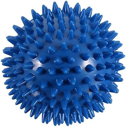 Everwellness Spiky Ball, Massage Ball - Spiky for Deep Tissue Foot, Back, Plantar Fasciitis &amp; All Over Body Deep Tissue Muscle Therapy Trigger Point Roller for Myofascial Release