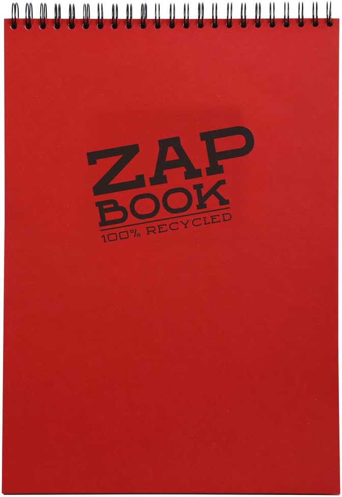Clairefontaine, Ref 8358C, Recycled Zap Book (120 Pages), A3 (420 x 297mm) Size, Recycled 80gsm Paper, Acid Free, pH Neutral - Image 4