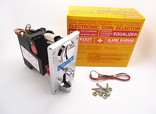Juyao Plastic Front Plate 738c Advanced CPU Coin Selector Coin Acceptor for Vending Machine, Massage Chair,etc