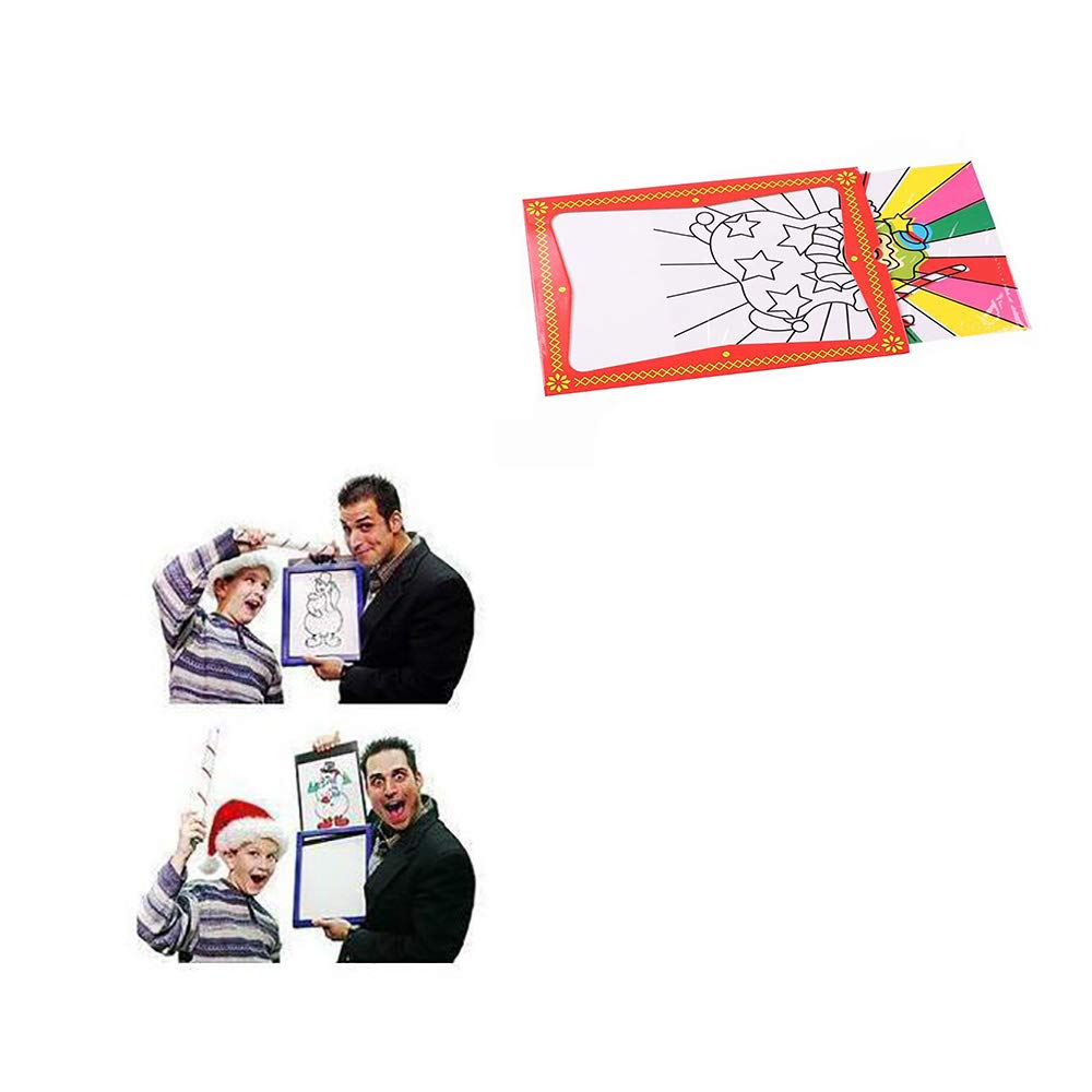 ZQION Clown Color Changing Card-Stage Magic Tricks Magician Accessories Fun Magic Gimmicks Kids Toys