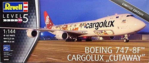 1/144 Boeing 747-8F cargo planes Kagorukusu cutaway plastic model 04949