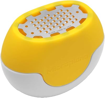 Microplane FlexiZesti Zester Tool Stainless Steel Yellow 7 x 3.8 x 5.5 cm