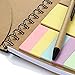 Betterhill Spiral Notebook with Solar Powered Calculator and Sticky Notes -  A5(8 Inch x 6.8 Inch)