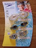 Speedo Junior Swim Goggles - 3 Pack - UV Protection - Speed Fit - Anti Fog (Colors May Vary)