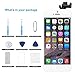 Screen Replacement for iPhone 5 P-zone LCD Touch Display Digitizer White Include Home Button Full Pre-assembly Kit with Repair Tools and Screen Protector