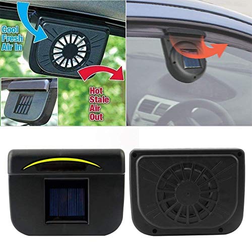 image for DWhui Car Electrical Appliances Heating & Fans Solar Powered Auto Car 