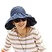 Fashion Women Folding Lace Sun Block Anti UV Waterproof Sun Hat Cap Sunbonnet