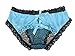 EPYA Sexy Women's Lace Panties Underwear Briefs Sky Blue