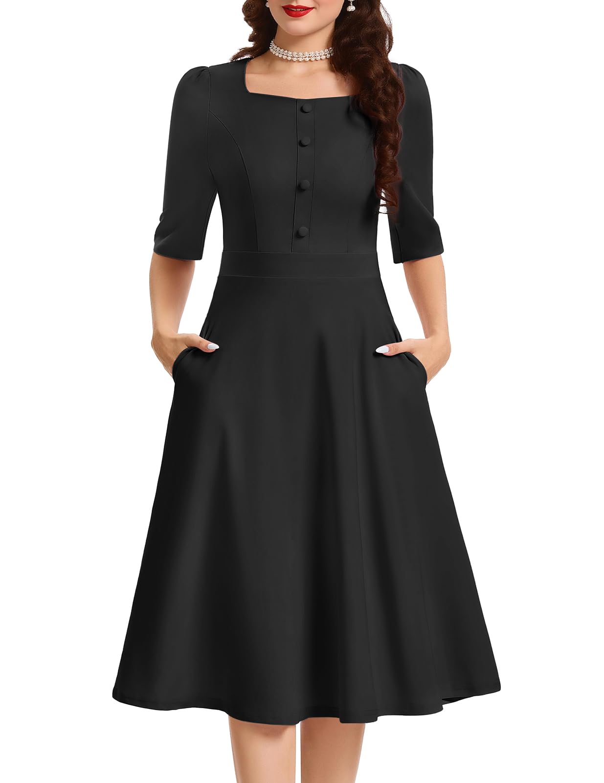 cute off the shoulder dresses ZAPAKA Women Printed Homecoming Dress Purple A upload-20240221 Color:Camellia Jacquard Celadon Little Pretty black dress