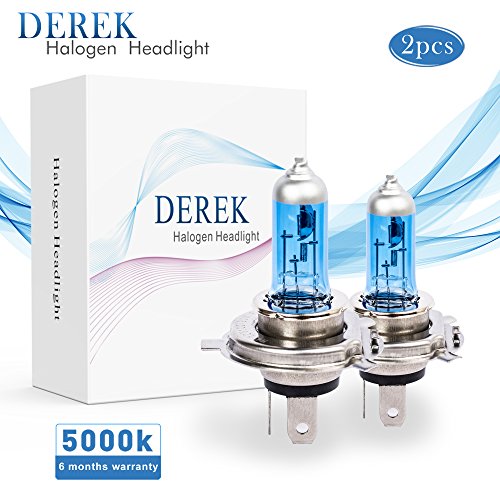 Halogen Headlight bulb H4 Ultra White bright Car Bulbs auto conversion kit assembly 12v/100w 2 Pack