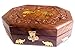 Store Indya ITOS365 Handmade Wooden Jewellery Box for Women Jewel Organizer Elephant D?cor, 7 x 5 Inches