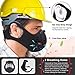 Baban Dust Breathing Mask, Activated Carbon Dustproof Mask, 2 Breathing Mask with 6 Extra Carbon N99 Filters for Pollen Allergy Woodworking Mowing Running Cycling Outdoor Activities(Black and Gray)