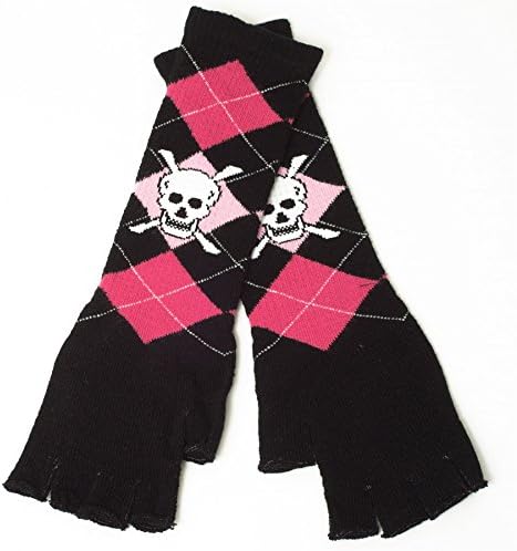Ladies Women Girls Spider With Web Long Gloves Fingerless