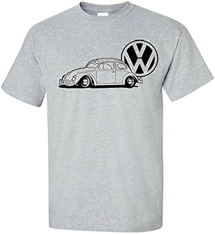 Vdubster Graphic Tees - Retro Custom VW Beetle Shirt - Custom Volkswagen Printed T-Shirt (XXX-Large)