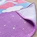 Softerry Rainbow Unicorn Velour Beach Towel for Kids 28in x 55in 100% Cotton (1 Towel 28