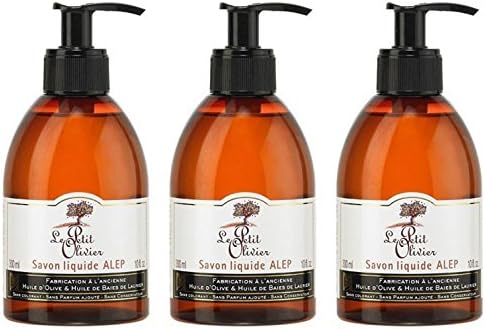 (3 PACK) - Le Petit Olivier - Aleppo Liquid Soap | 300ml | 3 PACK BUNDLE