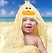 Grayson and Rose Cute Hooded Towel, Large, Thick, 100% Cotton