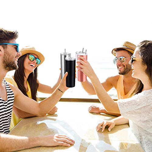 4 Pack Classic Tumbler Stainless Steel DoubleInsulated Water Tumbler