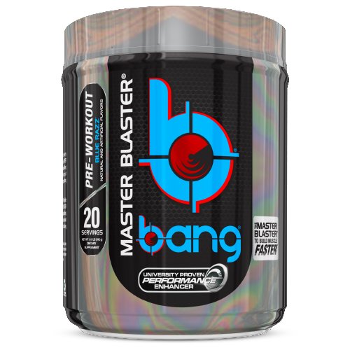 VPX Bang Pre-Workout Master Blaster, Blue Razz, 20 Servings