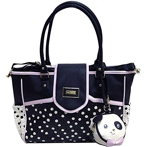 Betsy Johnson Diaper Bag. Betsey Johnson 3pc Downtown Rose Quilt MultiFunction Diaper Tote Bag