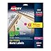 AVERY 5994 High-Visibility Permanent ID Label Bursts, Laser, 1 1/2 Dia, Asst. Neon, Pack of 360, Neon Green;neon Magenta;neon Yellow