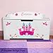 DIBSIES Personalization Station Personalized Modern Expressions Toy Box - White (Princess)