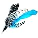 Pet Fit For Life - Retractable Feather Wand for Cats - Durable Interactive Cat Toy, Teaser Fishing Pole with Feather Lures - Fun Kitten Play Wand, 2 Feathers with String Attachment