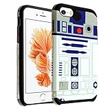 iPhone SE Case, DURARMOR® iPhone SE 5S [Lifetime Warranty] Star Wars R2D2 Astromech Droid Robot Dual Layer Hybrid ShockProof Ultra Slim Armor Air Cushion Bumper Protector Case Cover for iPhone SE 5S 5