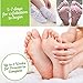 Foot Peeling Mask for Baby Soft Feet - Gentle Peeling Foot Exfoliator Dead Skin Remover - Natural Fruit Extracts and Vinegar - Made in Korea by Sano Naturals
