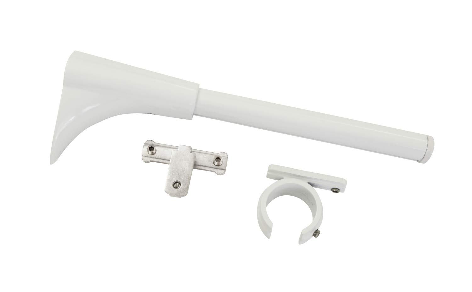 Gardinia Universal Bracket 1 and 2 Track for Diameter 20 mm 6/5 cm Steel 6/5 cm White