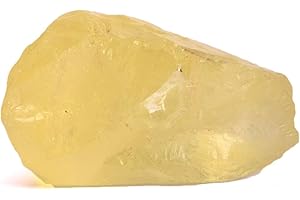 REAL-GEMS Rough Topaz Crystal Specimen Reiki Chakra 106.00 Ct Lemon Topaz Healing Crystal Stone for Jewelry…