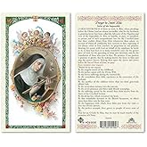 San Francis Imports Holy Prayer Cards for The Prayer to St. Rita - Saint of The Impossible in English