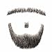 MAYMII 100% Human Hair Fake Men's Man Beard Makeup Mustache Perfect for Costume And Party