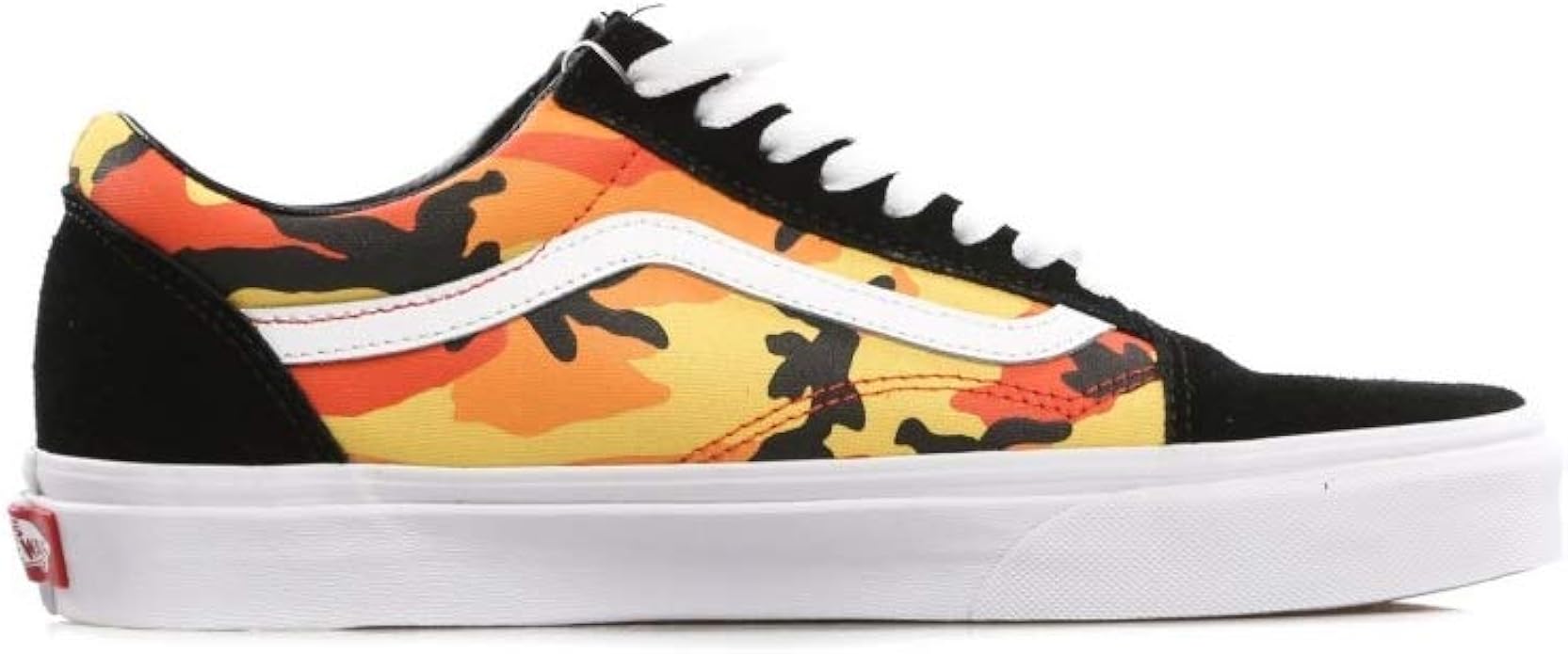 orange camo vans old skool