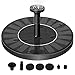 Zomma Solar Fountain Pump, Free Standing 1.4W Bird Bath Fountain Pump for Garden and Patio, Solar Panel Kit Water Pump