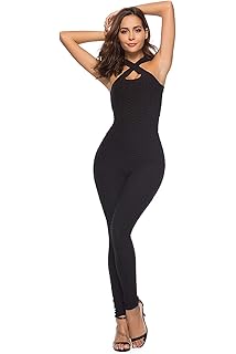 Amitafo Pantalones Mono de Yoga Fitness para Mujer Deportiva ...