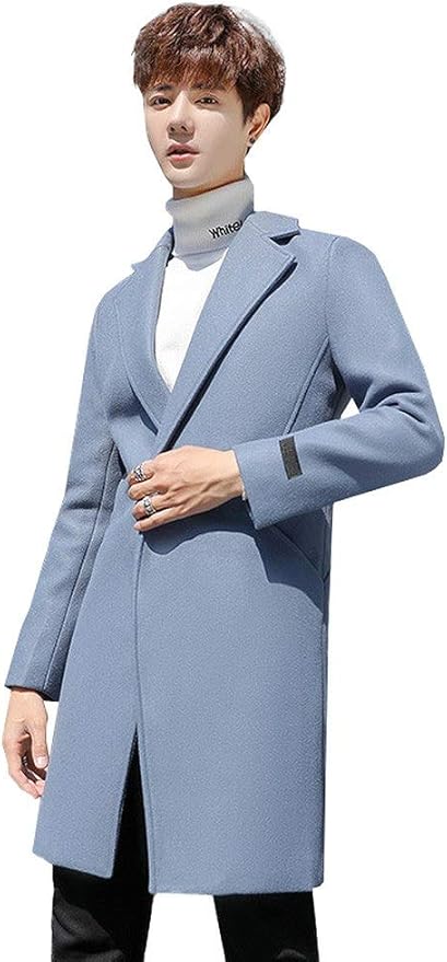 Sweet Bell チェスターコート メンズ ピーコート トレンチ ステンカラー ダッフル スタンドカラー ロング ショート ハーフ ブルー 青 Mサイズ U215 F33p55a Bl M コート ジャケット 通販 Amazon