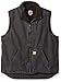 Carhartt Men's Sherpa Lined Mock Neck Vest ,Gravel,Large/Tall